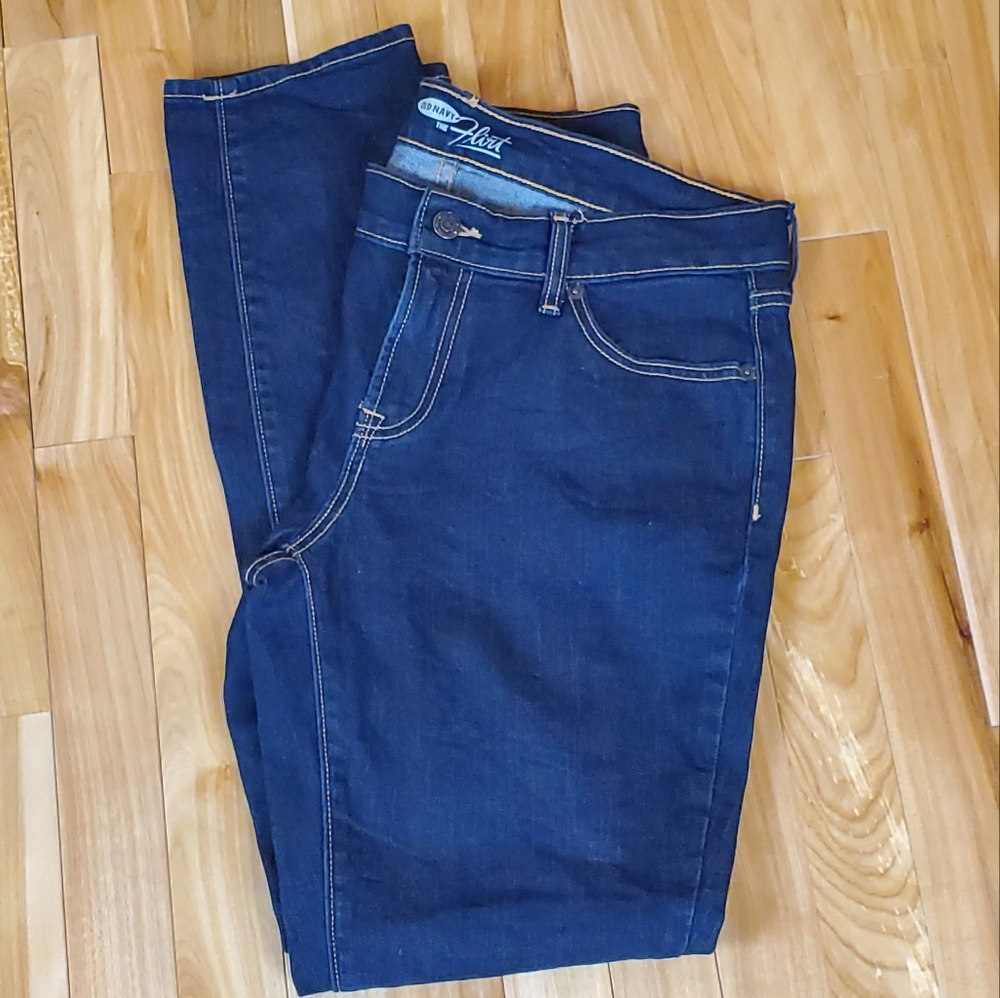 Old Navy The Flirt Dark Wash Jeans Size 10 Regular